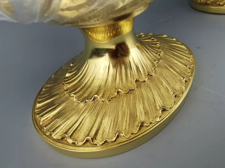 オディオ クリスタルと金銀細工のカラフェセット　ロココ様式