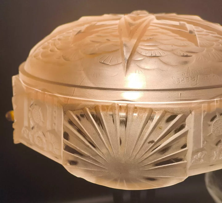 ミューラー兄弟 アールデコテーブルランプ 1925～1930年代