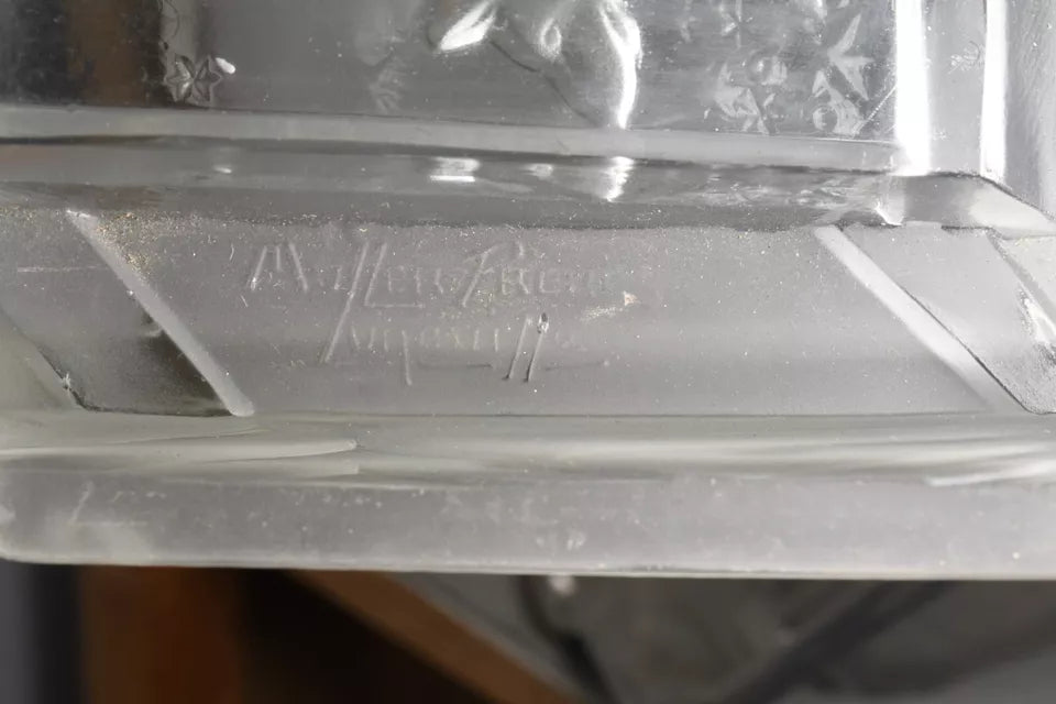 ミューラー兄弟 フランス アールデコ調の希少なペアウォールランプ