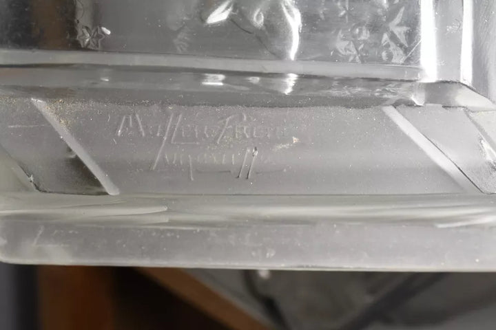 ミューラー兄弟 フランス アールデコ調の希少なペアウォールランプ