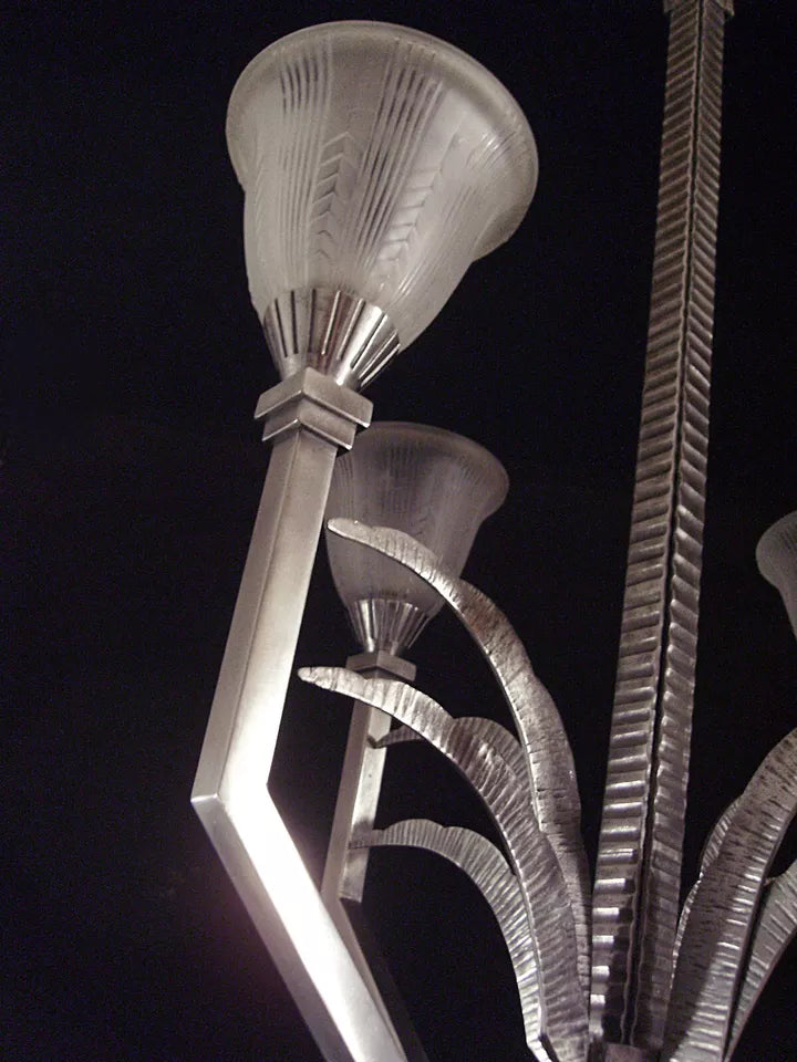 フルネット & ミューラー兄弟 チューリップランプ  シャンデリア