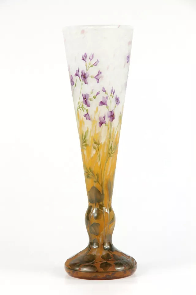 ドーム兄弟（ドームナンシー）大根の花が描かれた花瓶