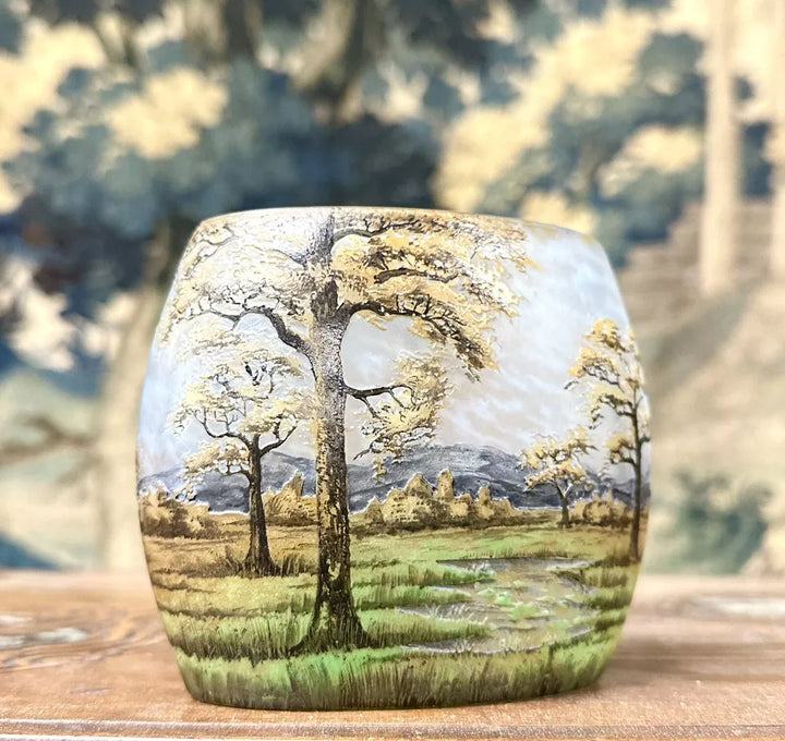 ドーム兄弟（ドームナンシー）平原と山々の風景が描かれた秋景色