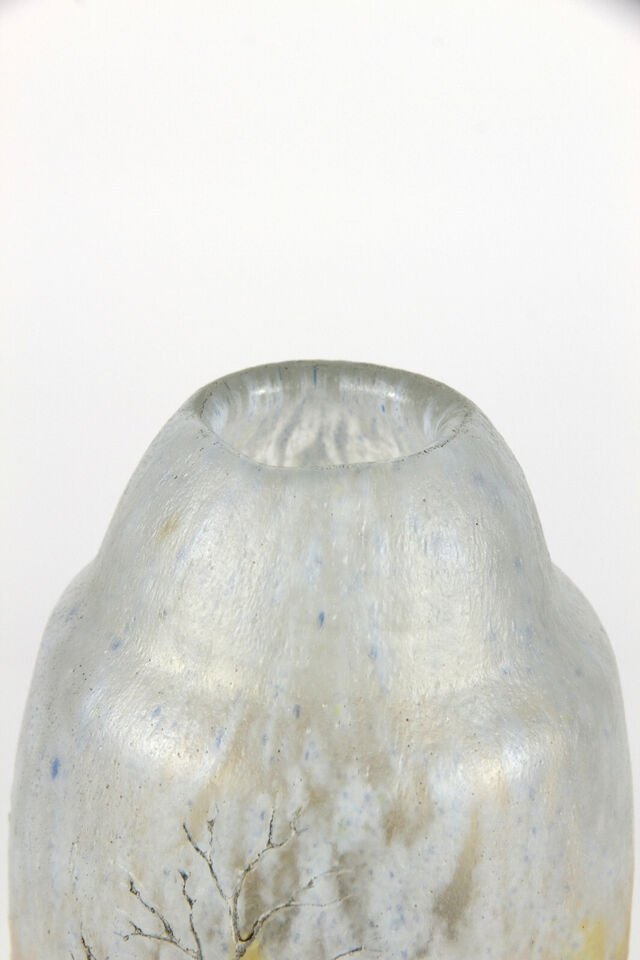 ドーム兄弟（ドームナンシー）オランダの風景と風車が描かれた花瓶