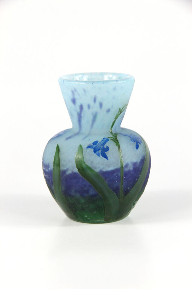ドーム兄弟（ドームナンシー） ヒヤシンスの花の花瓶 アールヌーボー時代の作品