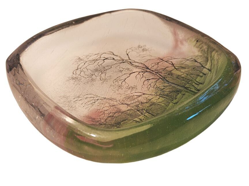 ドーム兄弟（ドームナンシー）最高傑作　雨の花瓶　アンリ ベルジェ