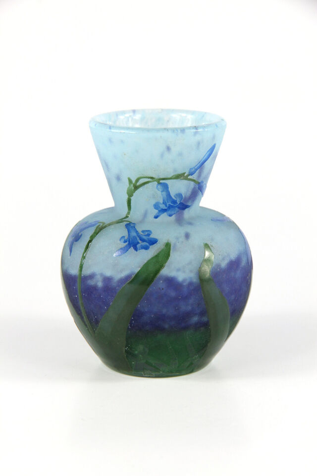 ドーム兄弟（ドームナンシー） ヒヤシンスの花の花瓶 アールヌーボー時代の作品