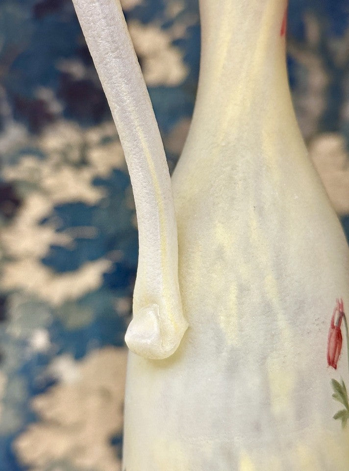 ドーム兄弟 オダマキの花の水差し型花瓶　アールヌーボー