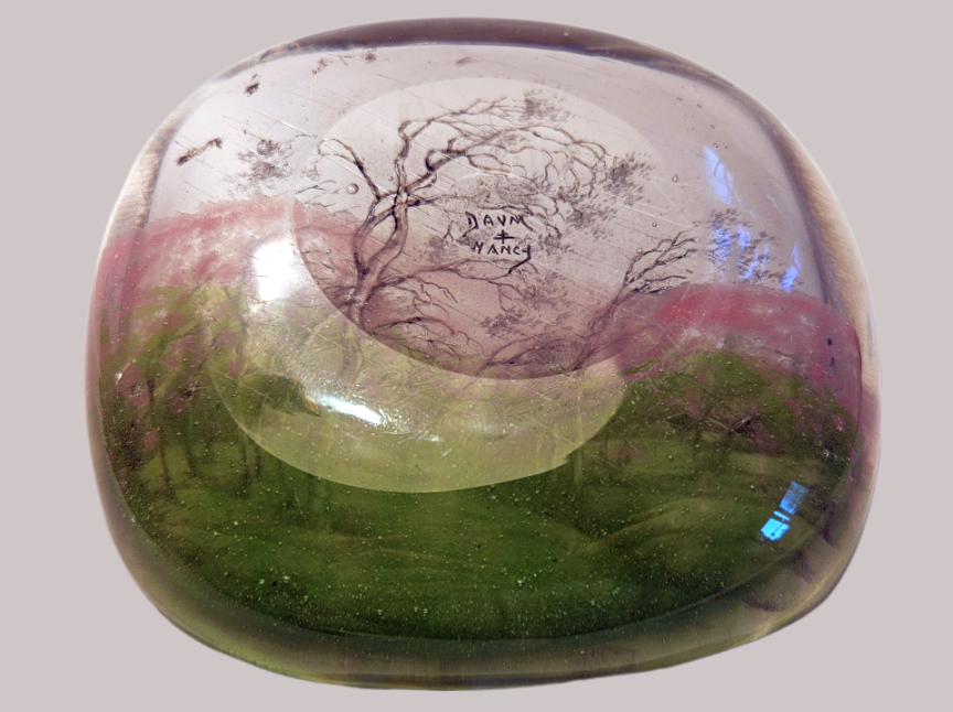 ドーム兄弟（ドームナンシー）最高傑作　雨の花瓶　アンリ ベルジェ