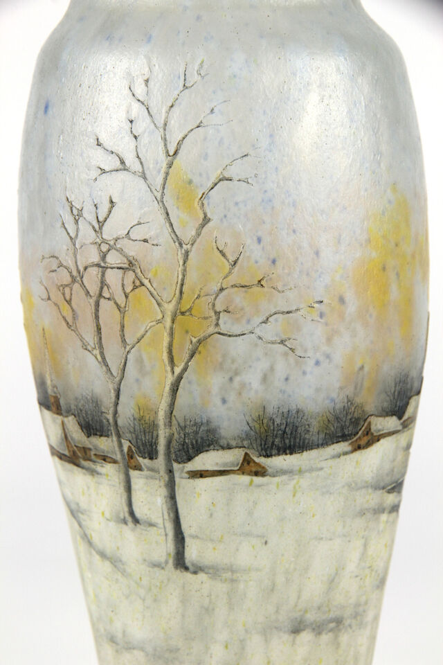 ドーム兄弟（ドームナンシー）オランダの風景と風車が描かれた花瓶