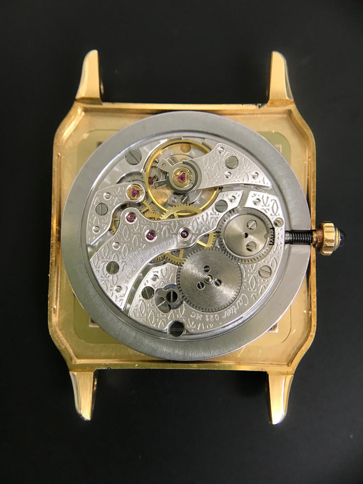 【保証書】CARTIER サントスデュモン LMサイズ エクストラフラット 18KYG Ref.821054