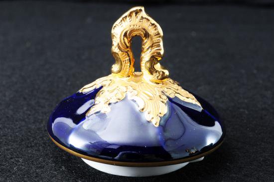 ０７４　マイセン 金彩 Bフォーム グランツ・コーヒーポット meissen