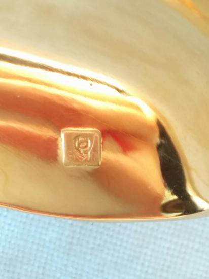 ０７２　クリストフル２４金 ナターシャ スプーン3本セット １４ｃｍ