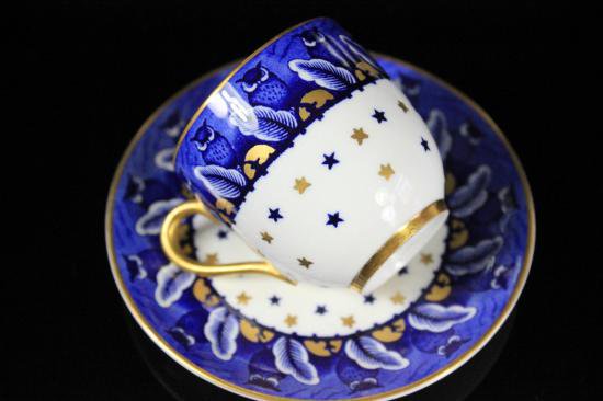 ０４２　ふくろうのデミタスカップ＆ソーサー