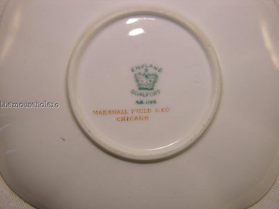 コールポート　ホワイト　デミタスカップ＆ソーサー