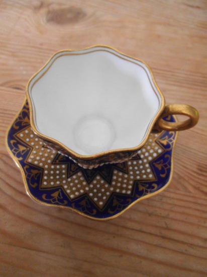 ０３８　コバルトブルージュエル　デミタスカップ＆ソーサー