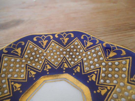 ０３８　コバルトブルージュエル　デミタスカップ＆ソーサー