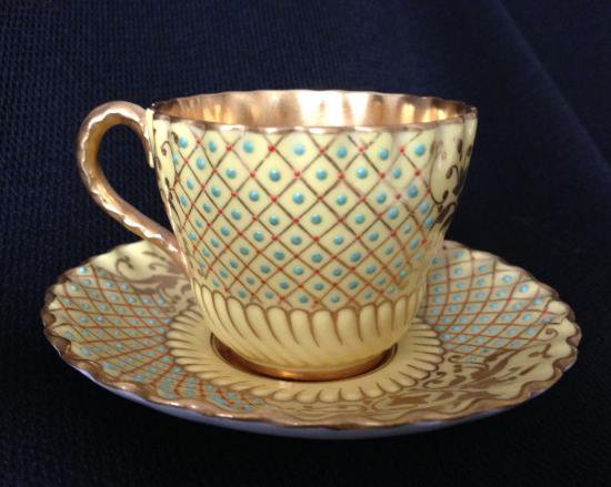 コールポート　ブルージュエル　キャビネットカップ＆ソーサー