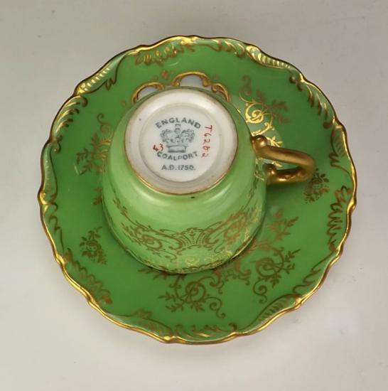 ０３４　風景画　デミタスカップ＆ソーサー