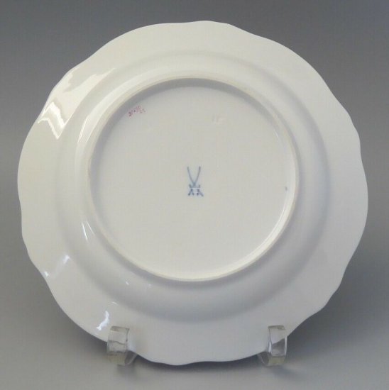 マイセン　イエローローズレリーフカップのトリオ　２級品