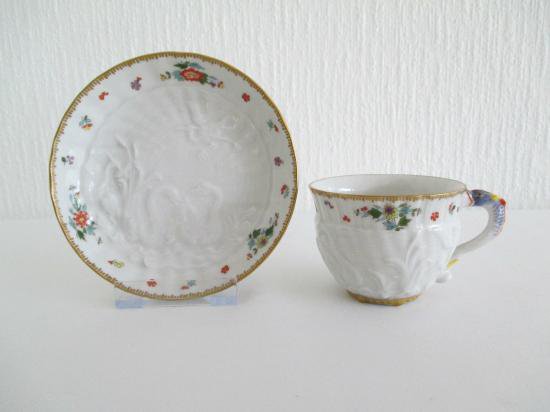 １１７　マイセン　meissen スワンサービス　カップ＆ソーサー１級品
