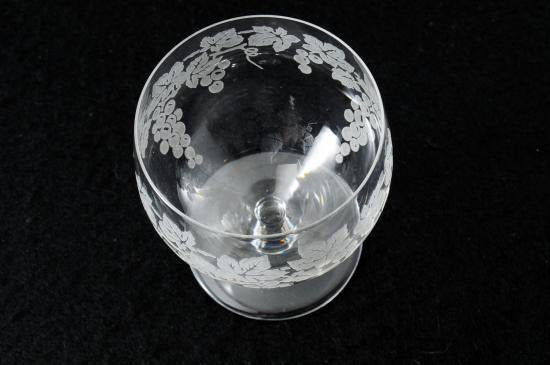 １７３　バカラ baccarat ぶどう図 ブランデーグラス