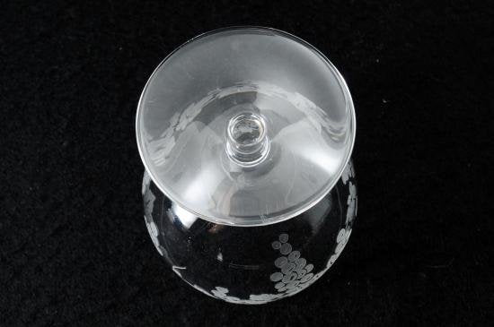 １７３　バカラ baccarat ぶどう図 ブランデーグラス