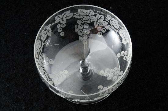 １７６　バカラ baccarat ぶどう図 クープグラス １客