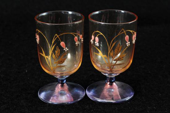 １７８　バカラ baccarat ジャポニズム スズランの花 グラス ２客