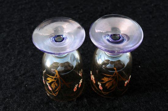 １７８　バカラ baccarat ジャポニズム スズランの花 グラス ２客