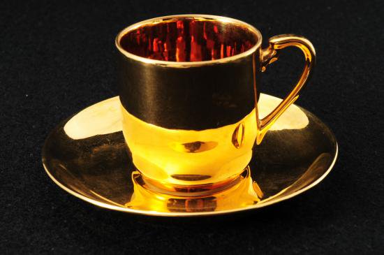 ０１３　オールドノリタケ ゴールド カップ＆ソーサー