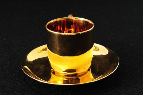 ０１３　オールドノリタケ ゴールド カップ＆ソーサー