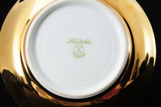 ０１３　オールドノリタケ ゴールド カップ＆ソーサー