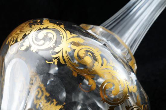 １８４　バカラ Baccarat エンパイア様式 金彩 デカンタ