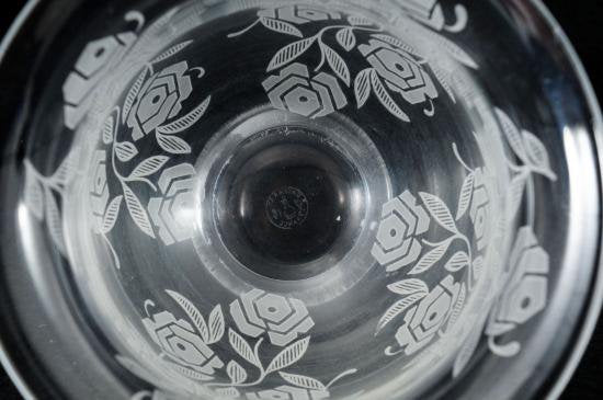 １８５　稀少 BACCARAT バカラ 花瓶 大 シュヴァリエ ローズ