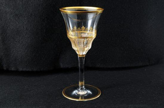 １８８　バカラ baccarat・金彩切子 イスラム文様グラス