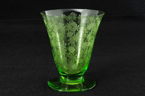 オールド・バカラ Baccarat ・エリザベート グラス グリーン大