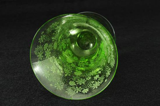 オールド・バカラ Baccarat ・エリザベート グラス グリーン大
