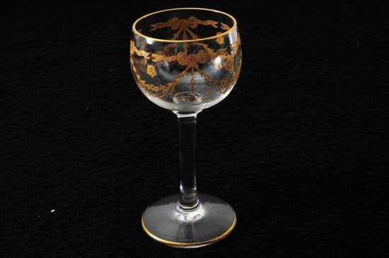 ２０１　オールドバカラ　BACCARAT　金彩　ショットグラス　１客