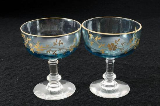 ２０６　超希少 バカラ baccarat ジャポニズム 花柄 グラス ２客セット