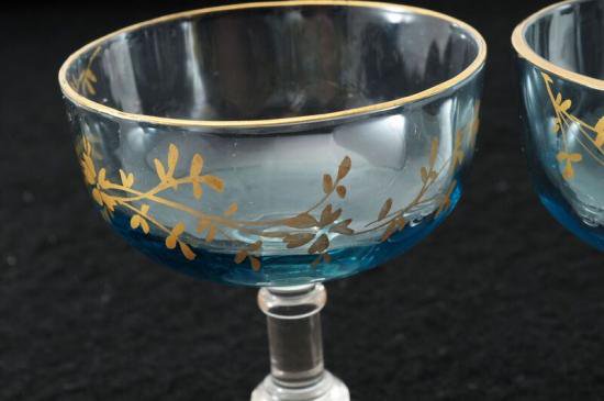 ２０６　超希少 バカラ baccarat ジャポニズム 花柄 グラス ２客セット