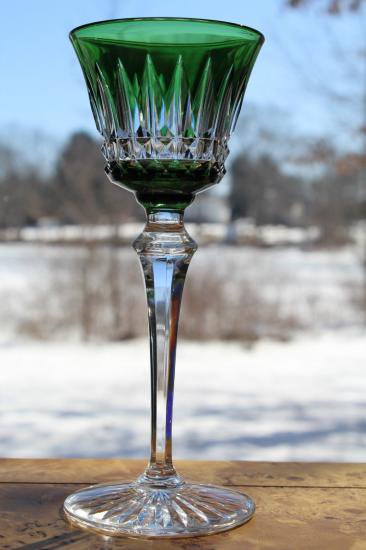 ２０５　バカラ baccarat　バッキンガム　ワイングラス　グリーン