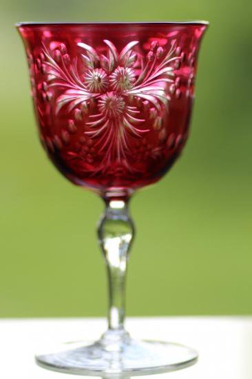 ２２６　バカラ baccarat クランベリー ワイングラス