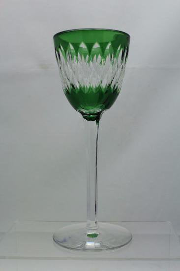 ２２８　バカラ baccarat ホックワイングラス グリーン