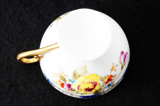 ０３６　オールドノリタケ Noritake 金彩薔薇文 カップ＆ソーサー