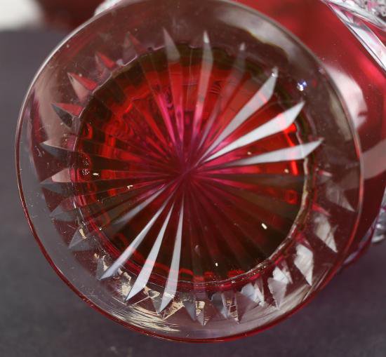 ２３６　バカラ Baccarat　Epron　クランベリーデキャンタ　ペアセット