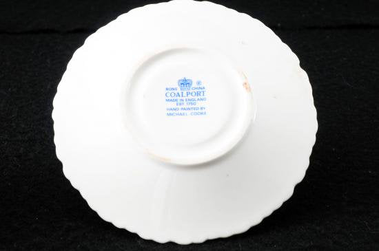 ０２４　coalport ペインテッドフルーツ カップ＆ソーサー「Michael Cooke」作