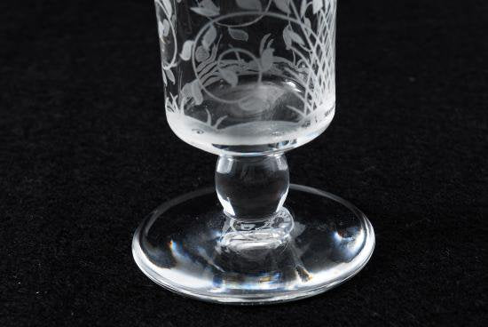 エッチング動物デザイン カクテルグラス