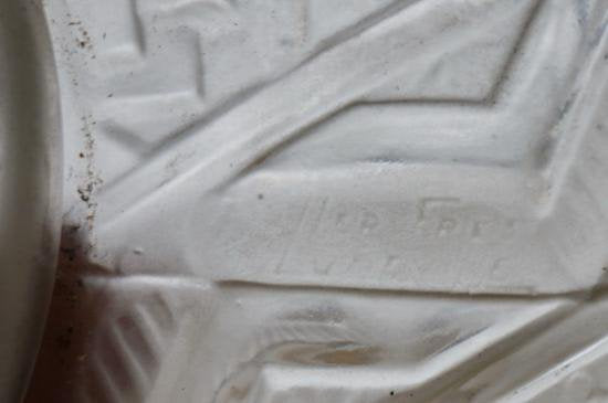 ０２９　ミューラー兄弟　朱雀紋様 【シャンデリア】アンティークランプ　アールデコ・アールヌーボー