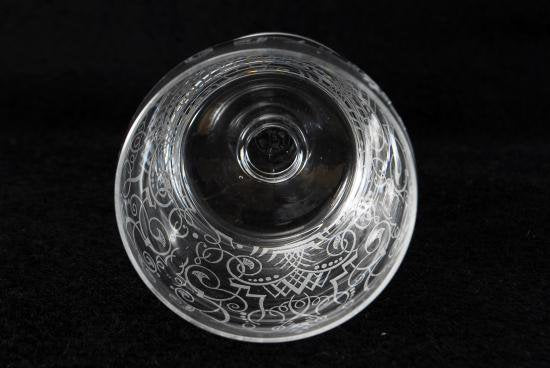 ０２０　オールドバカラ　ルリ（リュリ） LULLI 7.5cm クリスタルグラス 2客セット
